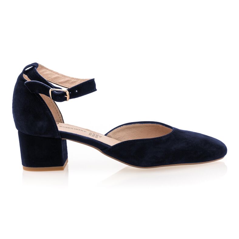 Blaue Damenpumps