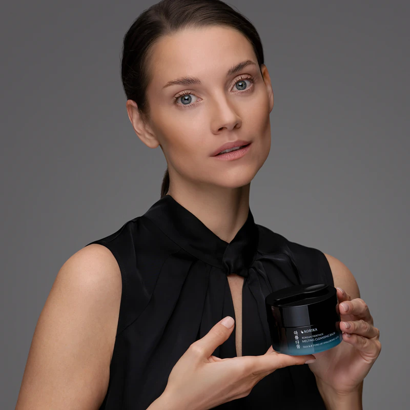 Танучий очищувальний бальзам KORIKA Korean Heritage Silk & 8 видів гіалуронової кислоти