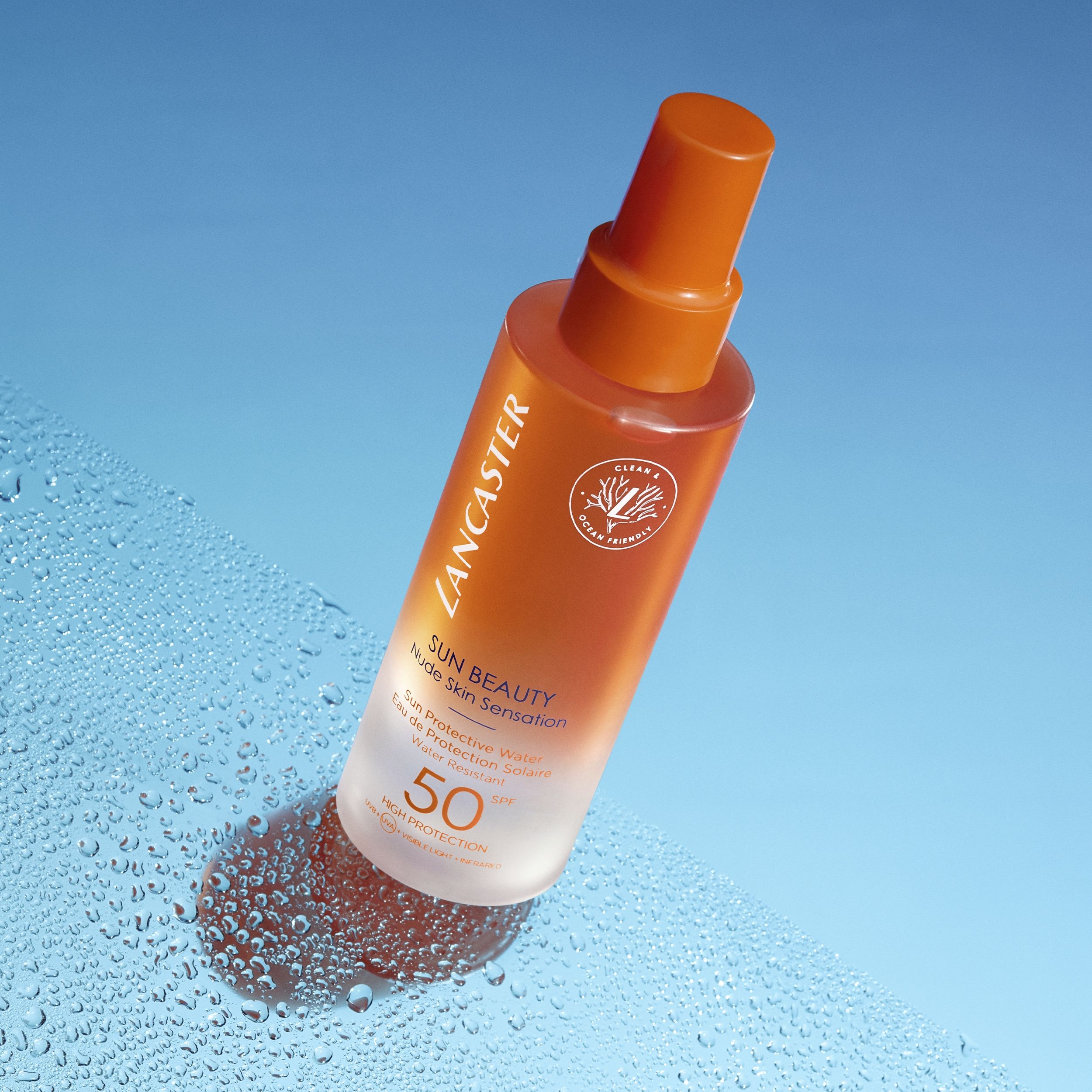 „Sun Beauty Nude Skin Sensation“ apsauginis vanduo nuo saulės SPF30 Kūno apsauga