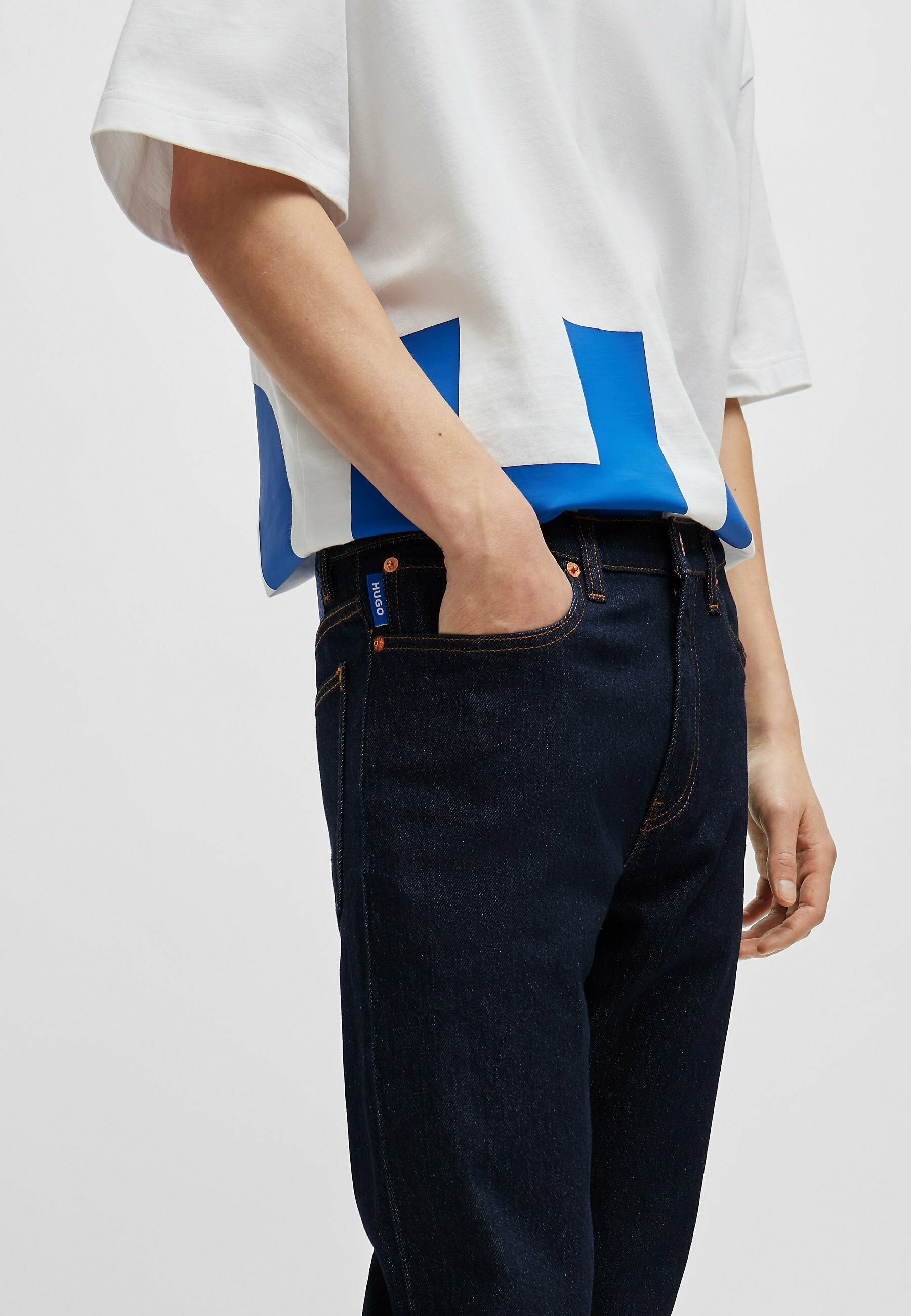 HUGO ASH - SLIM FIT - Jean slim fit - bleu foncé