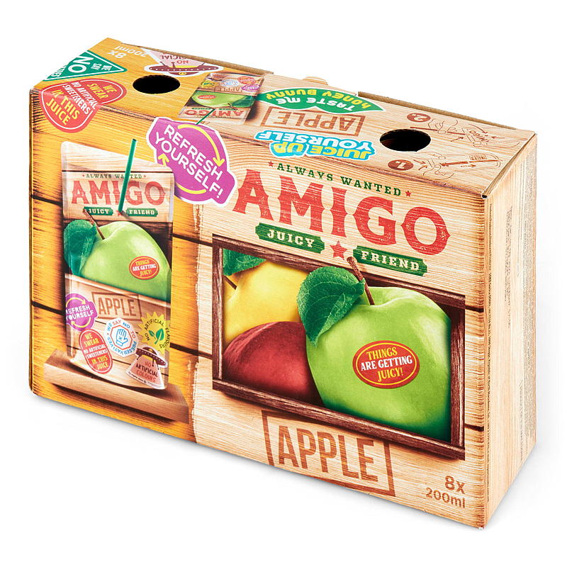 Amigo Fruit Drink 8x200 ml Mela Amigo