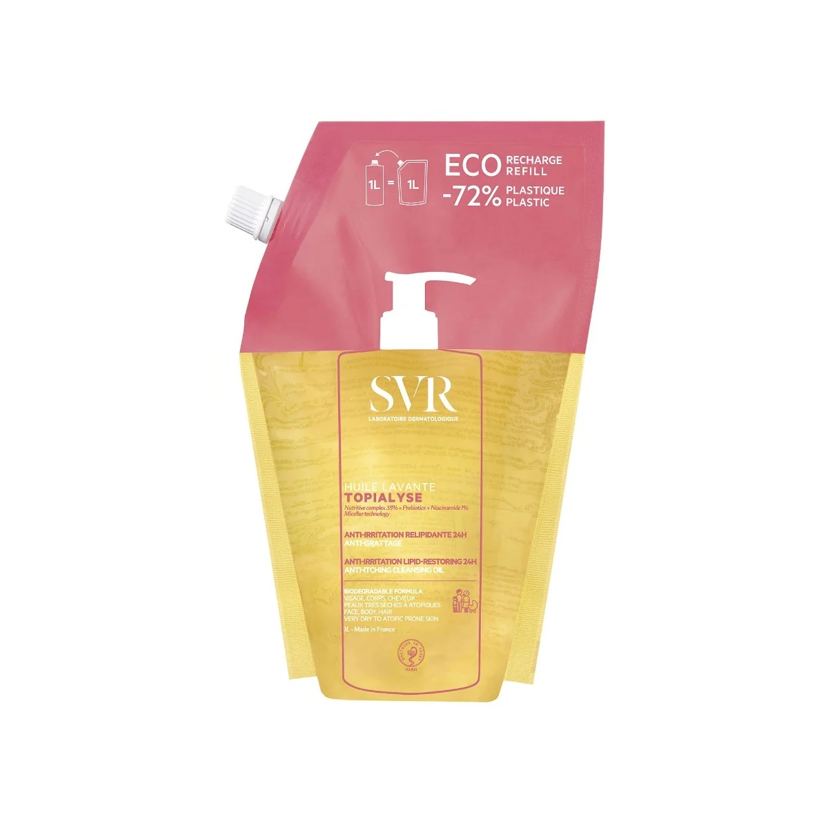 SVR SVR Topialyse Huile Lavante Refill 1 l čistilo proti draženju