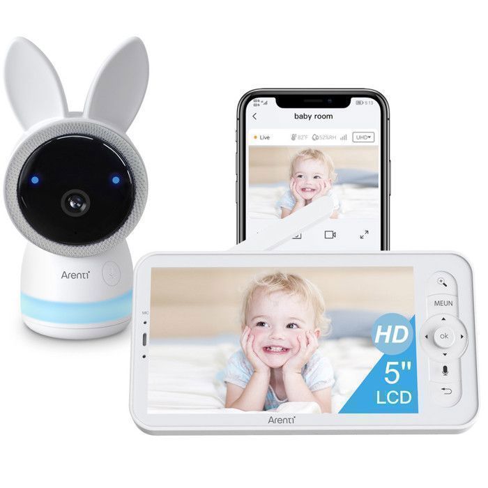 ARENTI 2K/3MP Baby Monitor Camera, 5