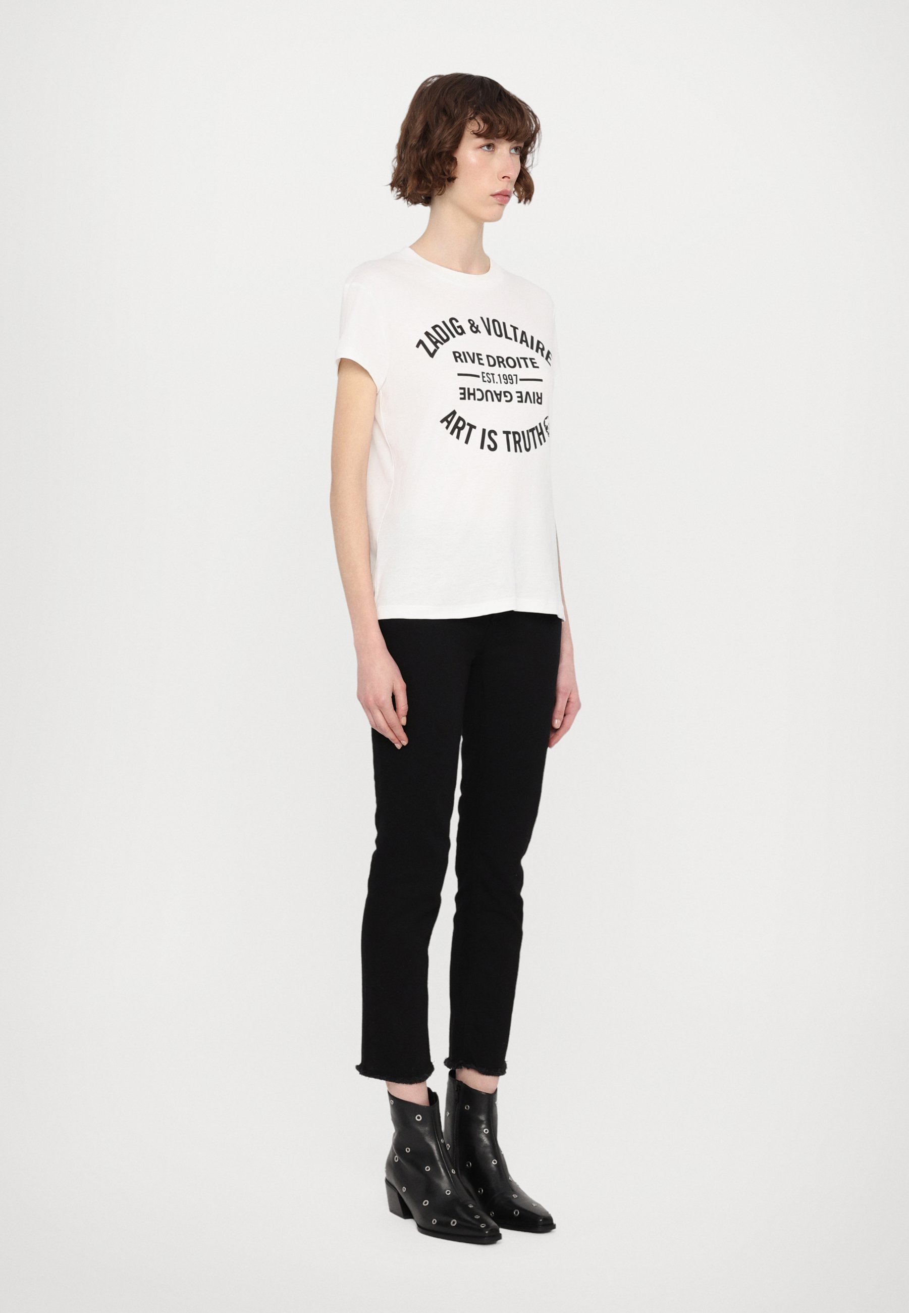 Zadig & Voltaire WALK ICO BLASON ECO - T-shirt met print - wit