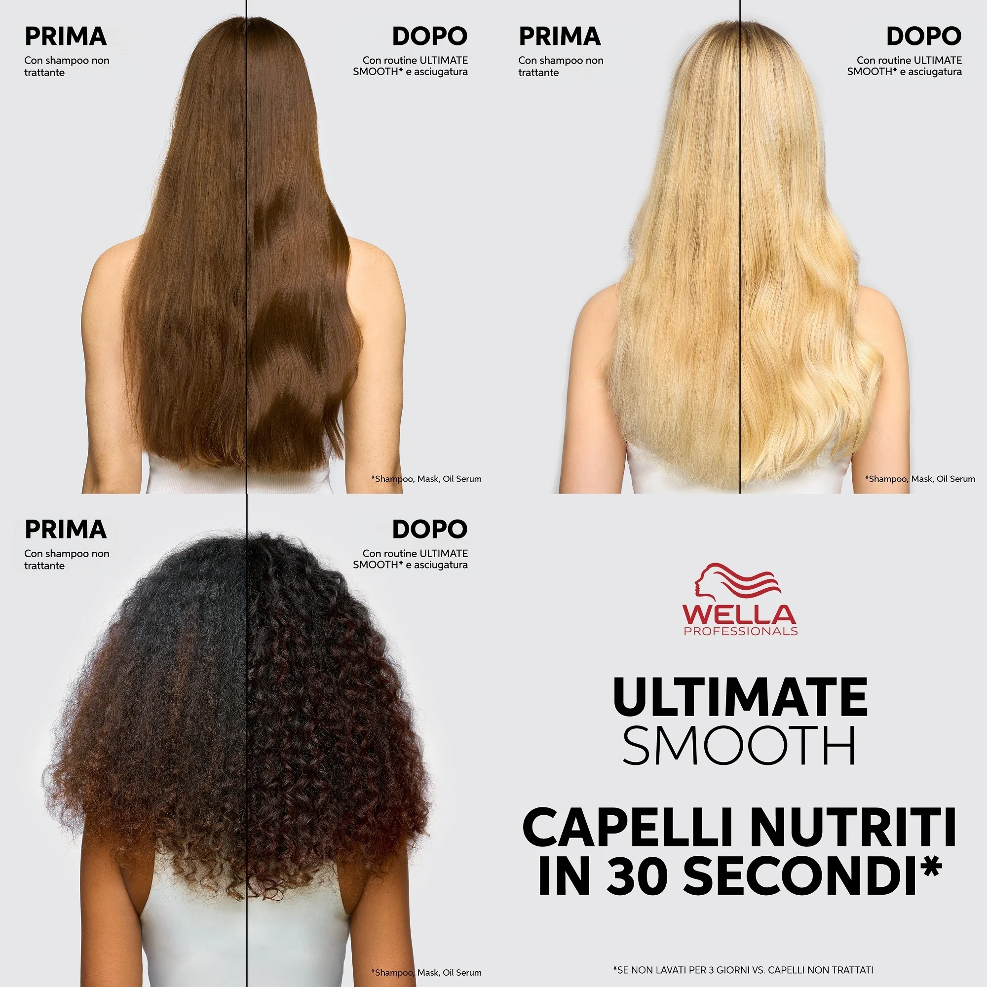 Ultimate Smooth Ultimate Smooth Intense Mask - Maschera Disciplinante/Anticrespo Capelli, Maschera Nutriente Capelli