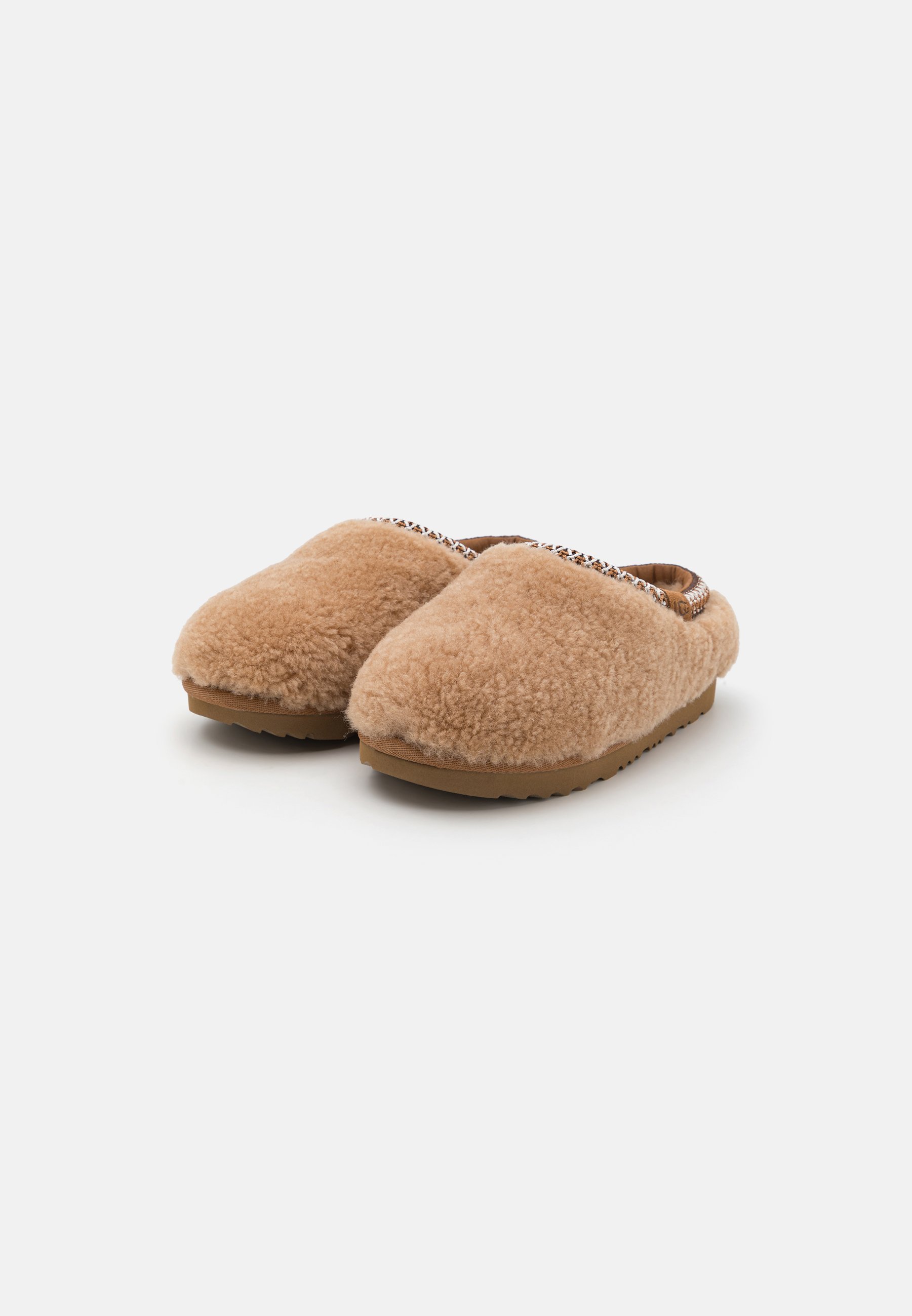 UGG TASMAN MAXI CURLY UNISEX - Slippers - kastanjebruin