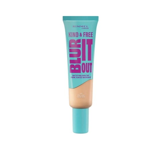 Rimmel Kind & Free Blur It Out lekki podkład matujący 010 Rose Ivory 30ml