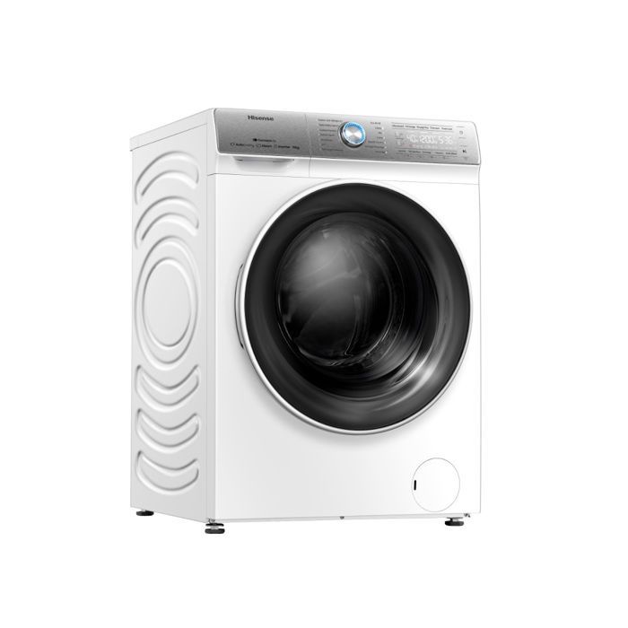 Lavadora frontal Hisense de 10 kg y 1400 rpm - WFQR1014EVAJMW
