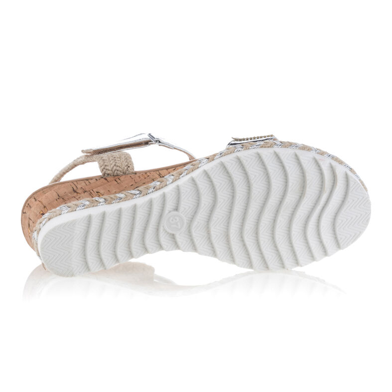 Sandalias grises para mujer / Zapatos de punta abierta