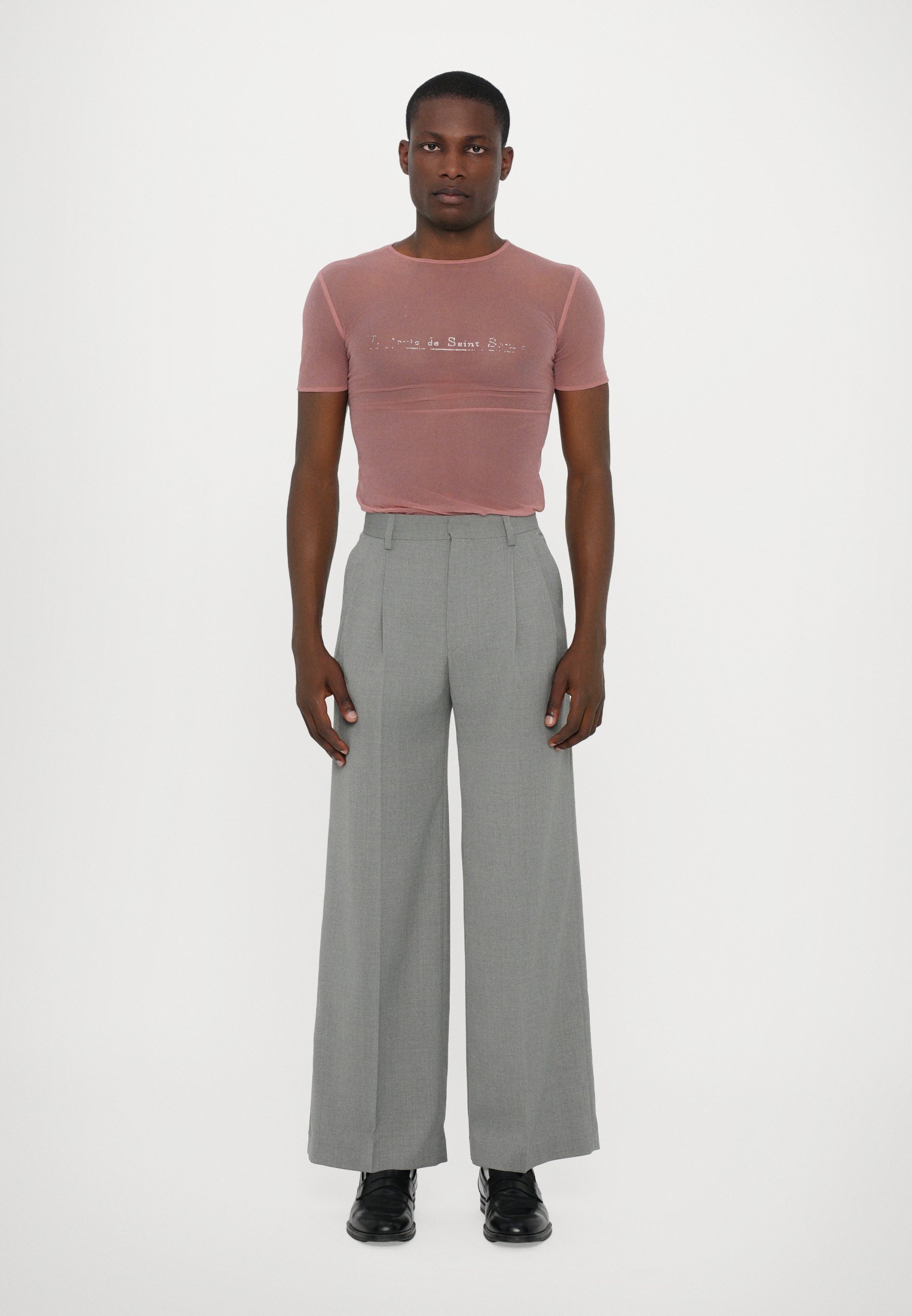 Ludovic de Saint Sernin SIMPLE SHORT SLEEVES UNISEX - T-Shirt mit Print - rosa