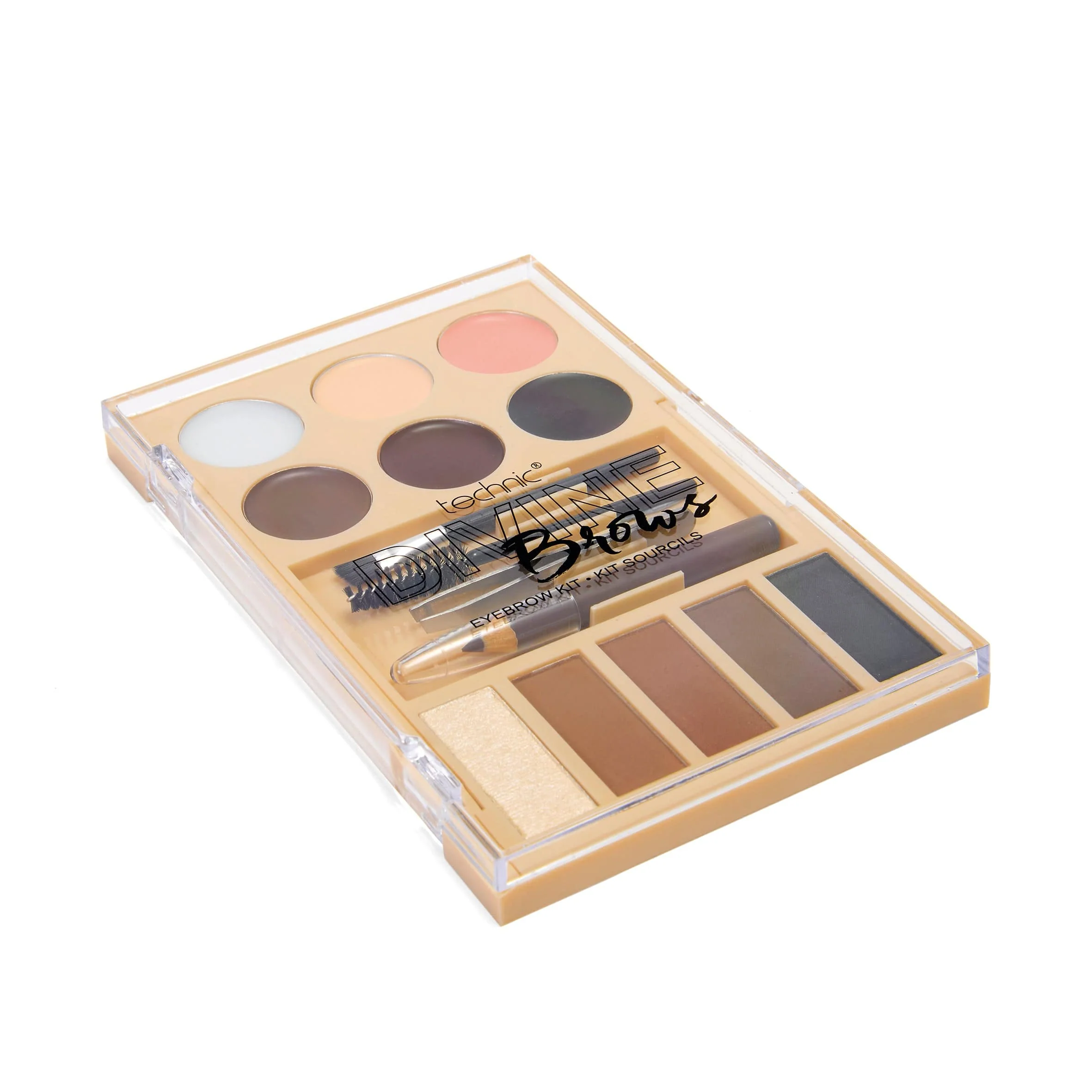 Sada na líčenie obočia Divine Brows Produkty a ceruzky na líčenie obočia
