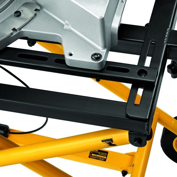 Suporte universal com rodízios - DEWALT - DE7260XJ - Adaptável a todas as serras - Suporta serras de até 2,4 m - Pneumático