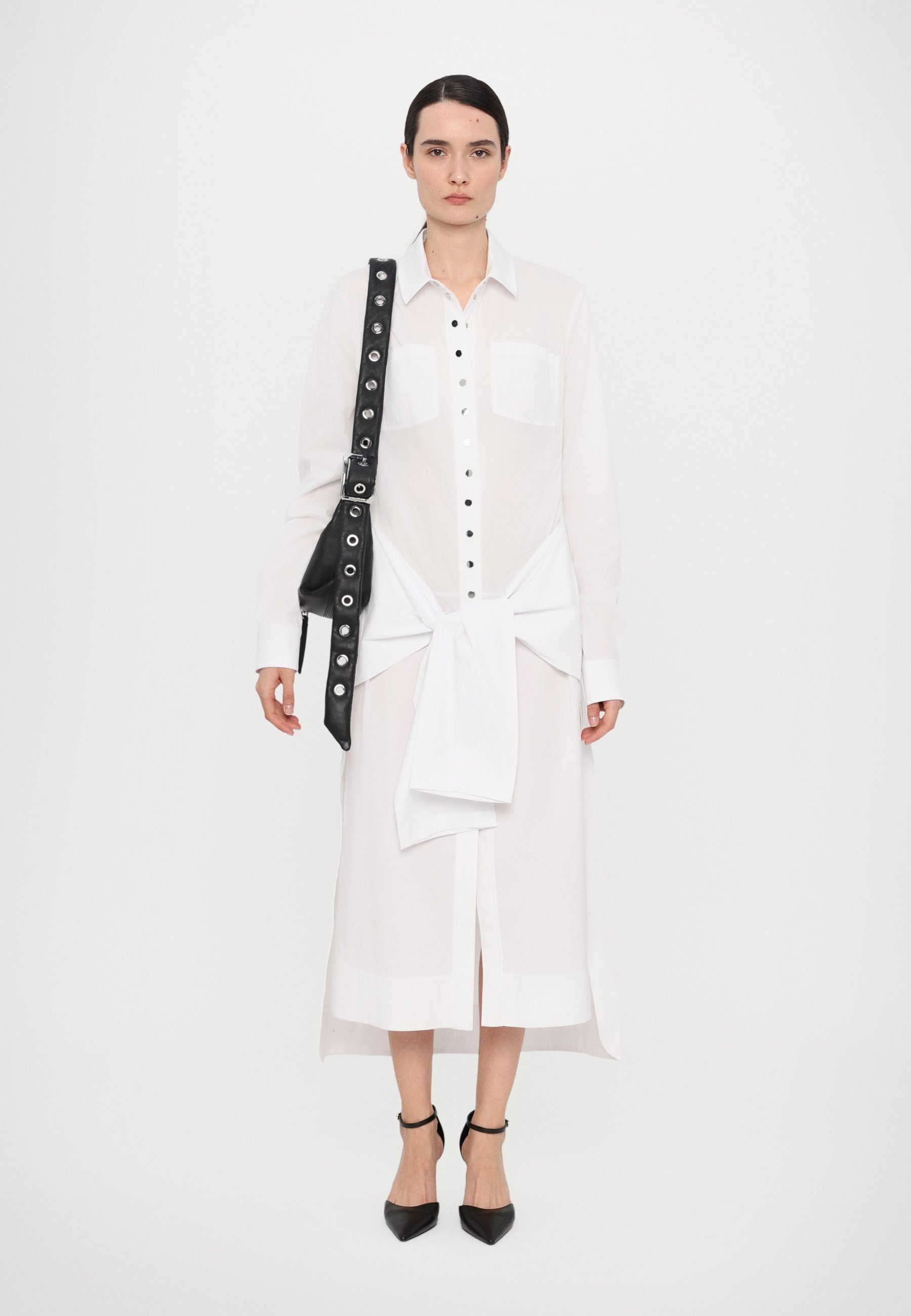 Robe longue Rabanne - blanche