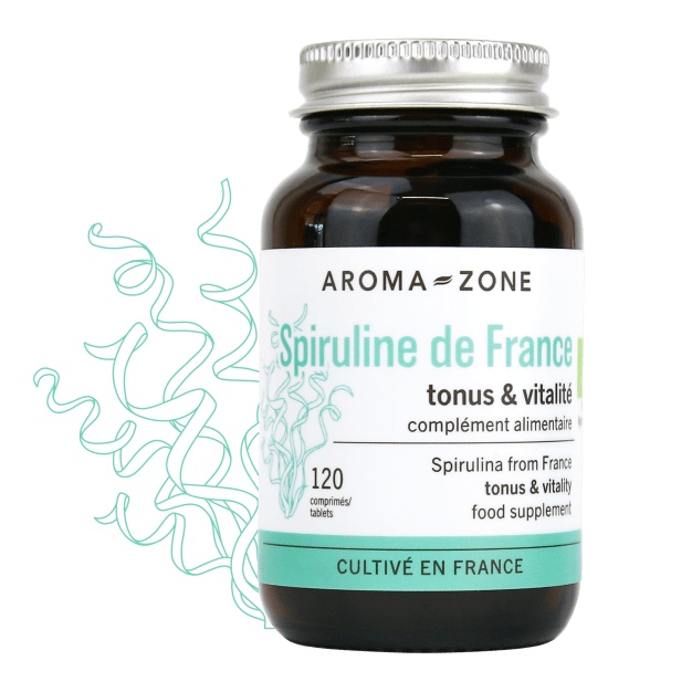 Biologische spirulina uit Frankrijk - 120 tabletten - voedingssupplement