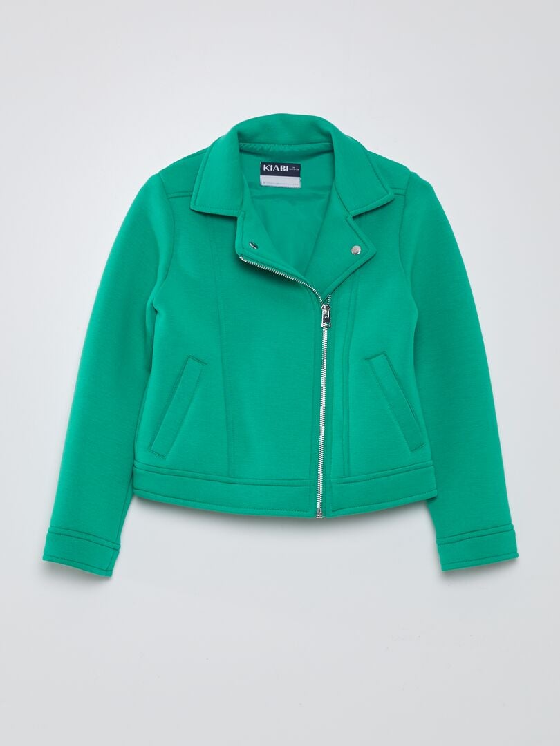 Trui met rits - GROEN