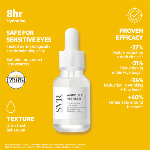SVR Ampoule REFRESH - Revitaliserend oogserum voor de ochtend 15 ml