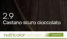 BIOKAP Biokap Nutricolor Delicado Coloração rápida para cabelos 2.9 castanho chocolate escuro