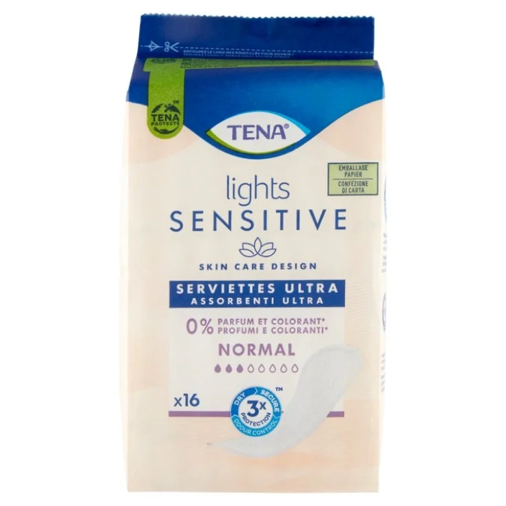 TENA Lady Sensitive Ultra Normal maandverband, 16 stuks