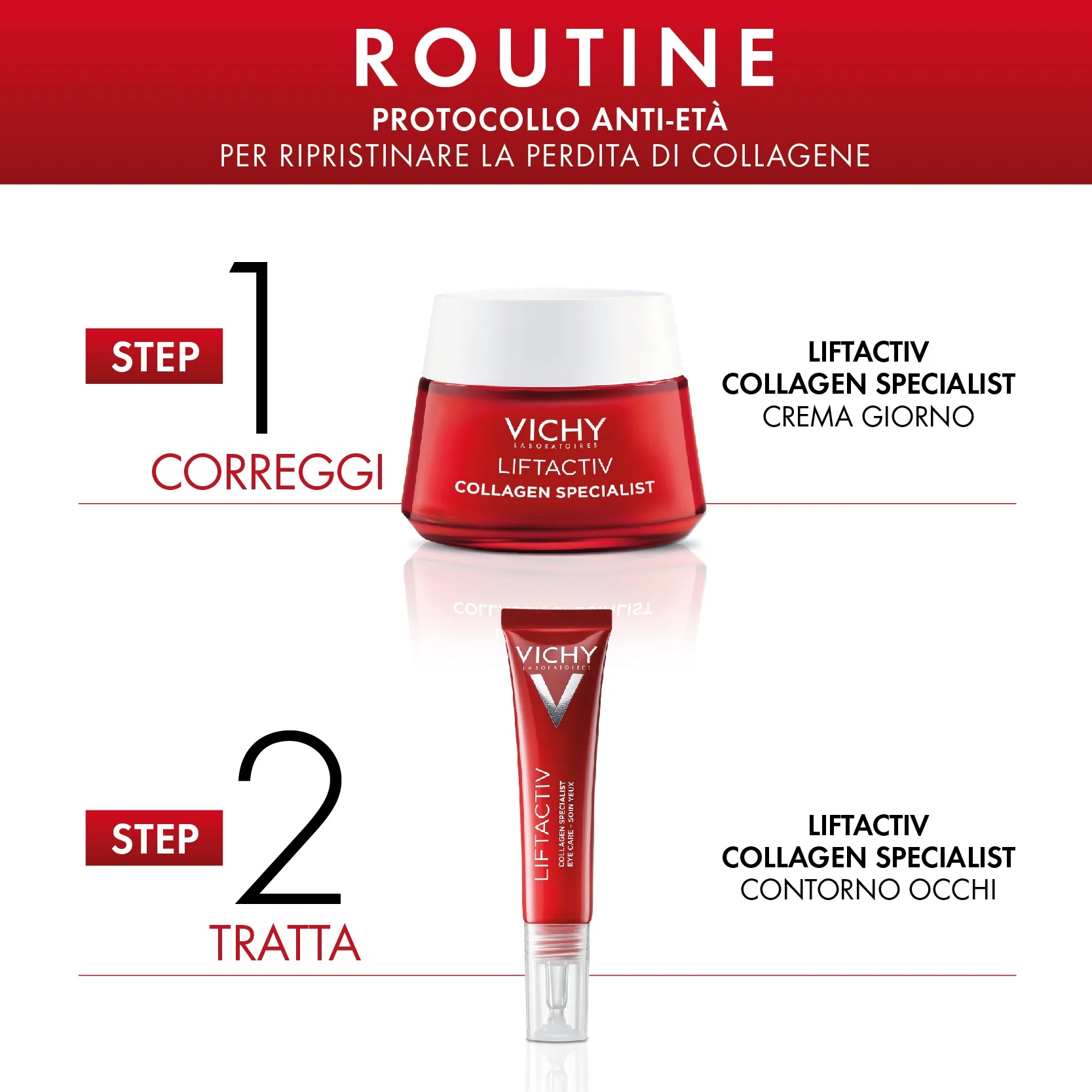 VICHY Vichy Liftactiv Collagen Specialist dagcrème + Liftactiv Collagen Specialist anti-aging cadeauset
