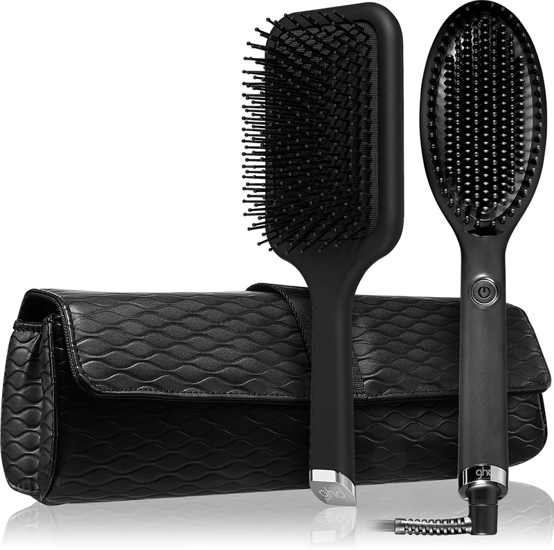 ghd Glide + hrebeň na vlasy s pádlovou kefou