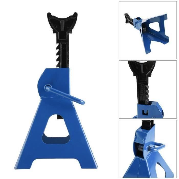 Pair of 3-ton ratchet candles, 27-41cm
