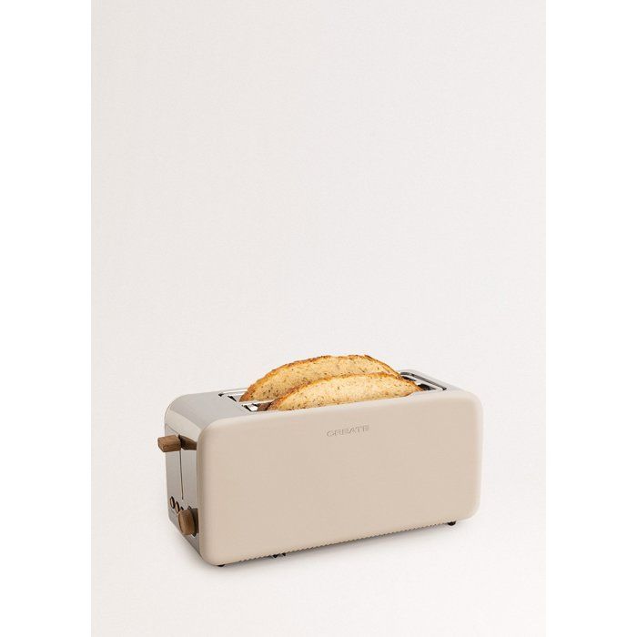 Tostapane - Create - TOAST RETRO - 1500W - Fessure larghe - Stile retrò