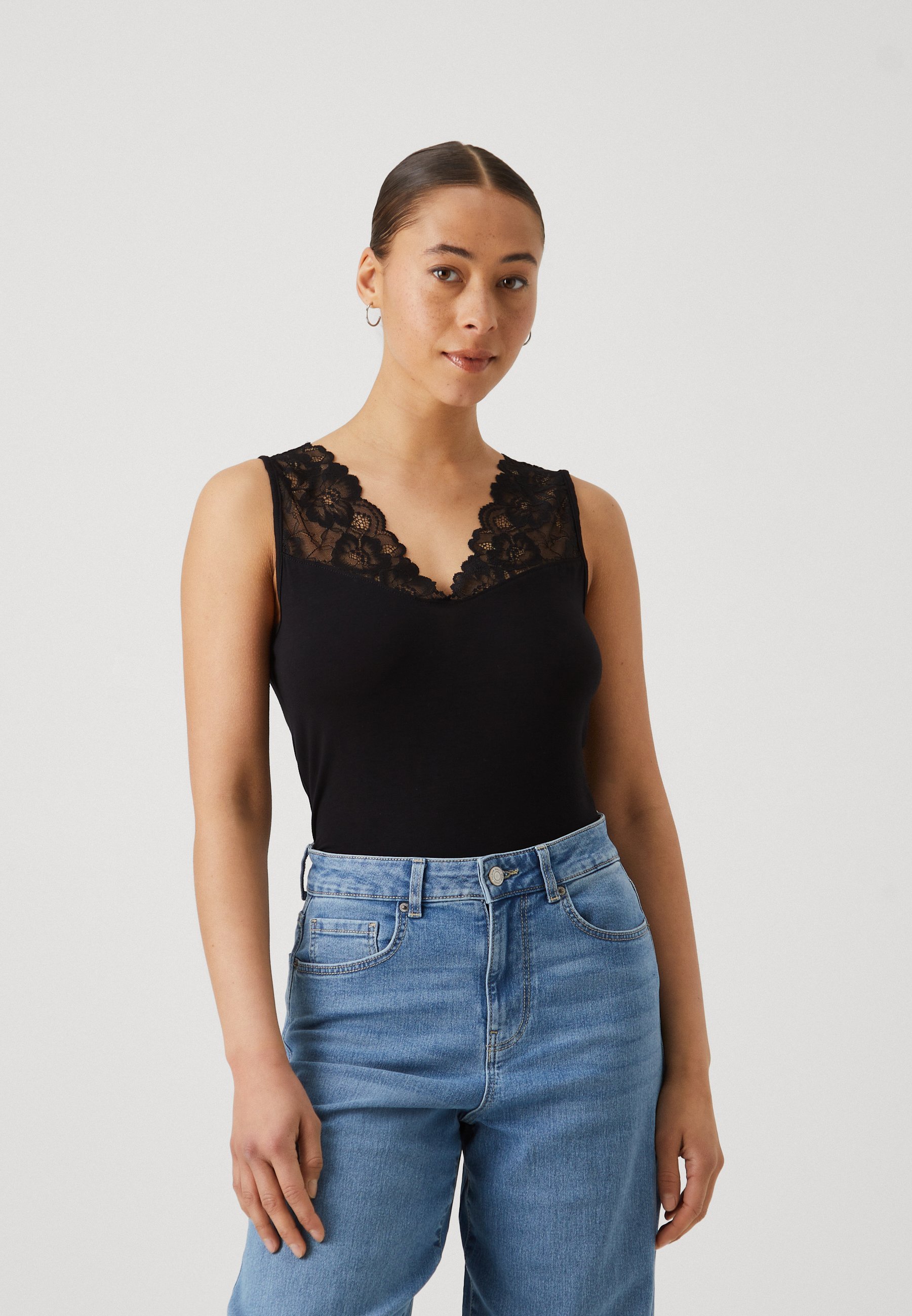 Anna Field Petite Top - zwart