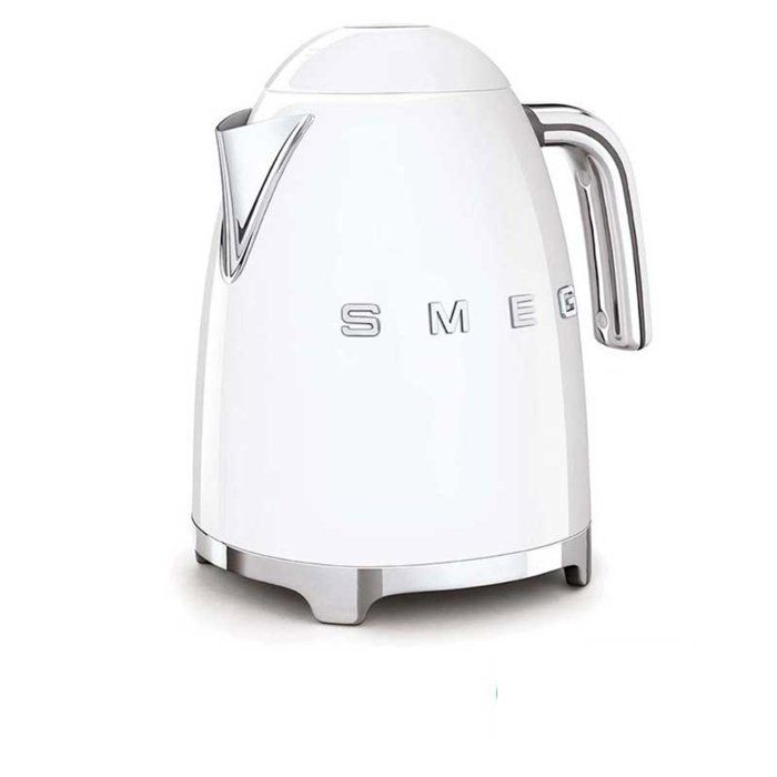 Bouilloire - SMEG - KLF03WHEU - 1,7 L - 2400W - Acier inox vernis - Blanc