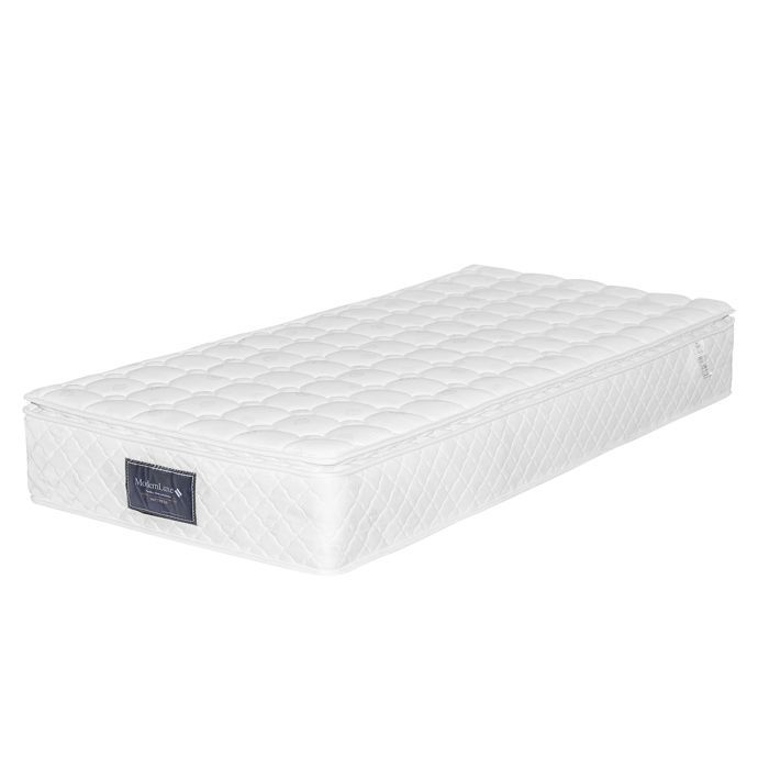 Colchón de 90 x 200 cm - Muelles ensacados de 7 zonas con espuma fría - 25 cm - 100 % certificado Oeko-Tex - Firmeza H3