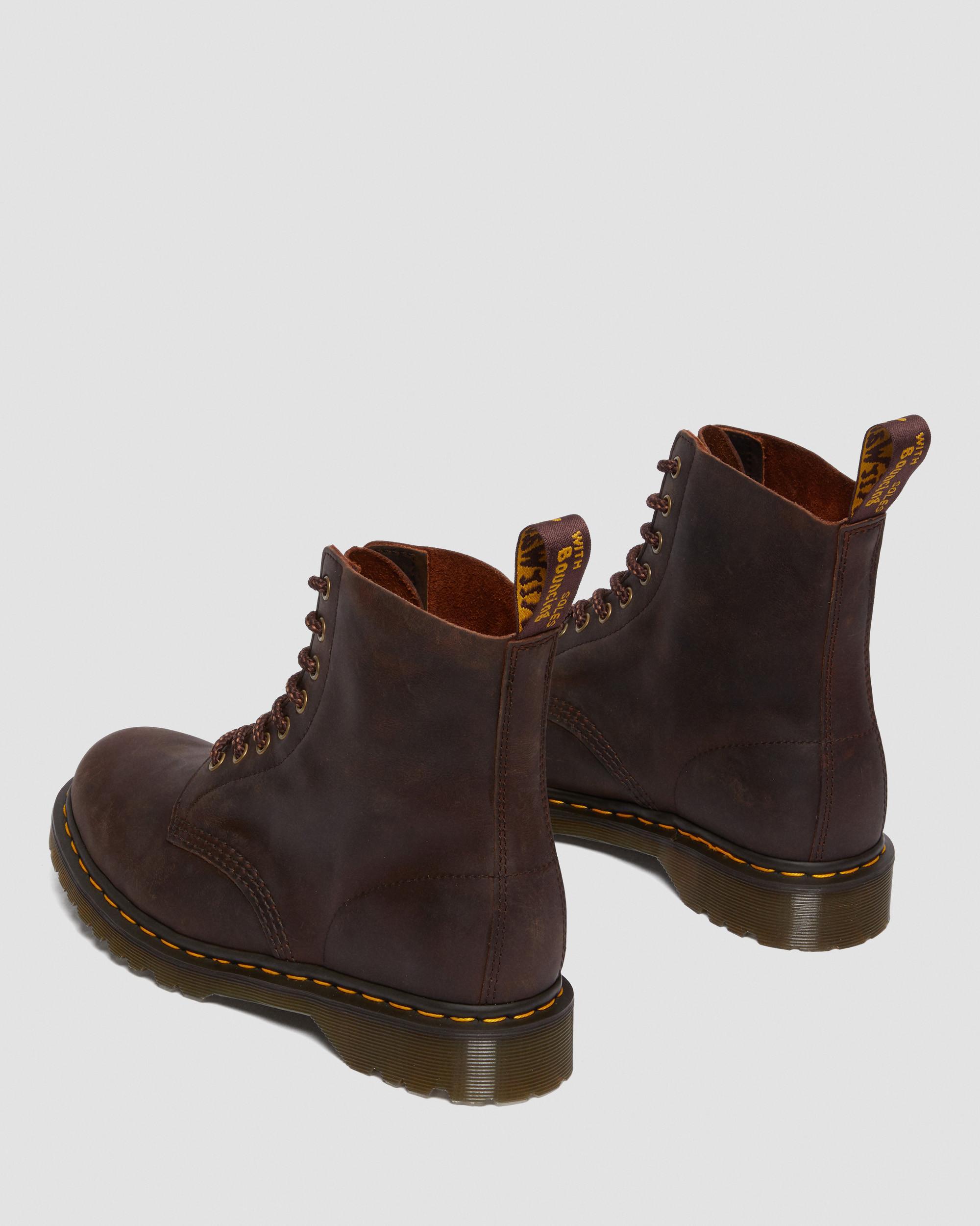 1460 Pascal Waxed Full Grain Leather Lace Up Boots