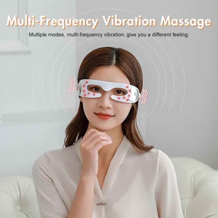 Masque de massage oculaire - Non spécifié - 3D LED - Chauffage - Vibration - Portable