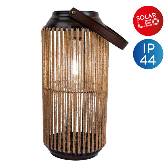 Lampă solară LED Korbinian, 29 x 13 cm