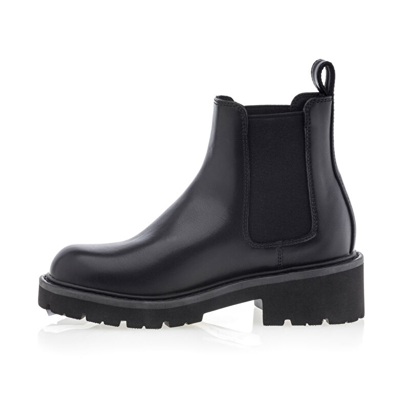 Czarne dziewczęce buty/botki