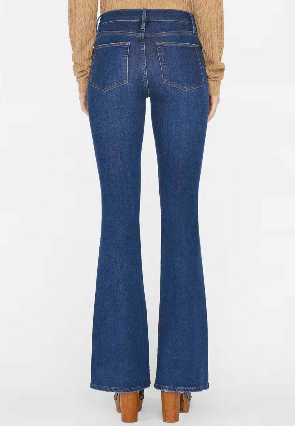 FRAME FLARE MAJESTY - Uitlopende jeans - denim