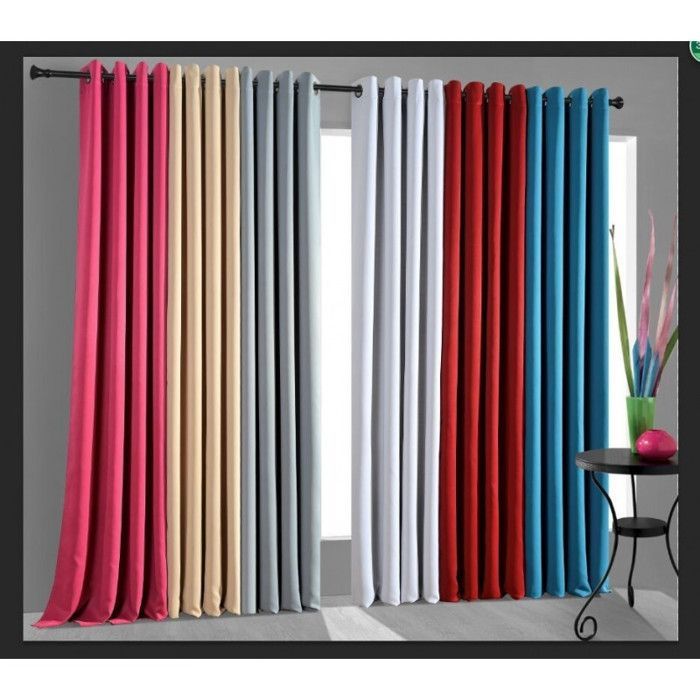 Set di 2 tende oscuranti 140 x 260 cm 