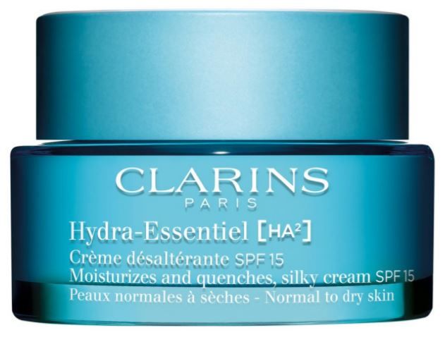 „Hydra Essentiel“ drėkinamasis kremas normaliai ir sausai odai su SPF 15. Prabangūs drėkikliai ir maitinimas.
