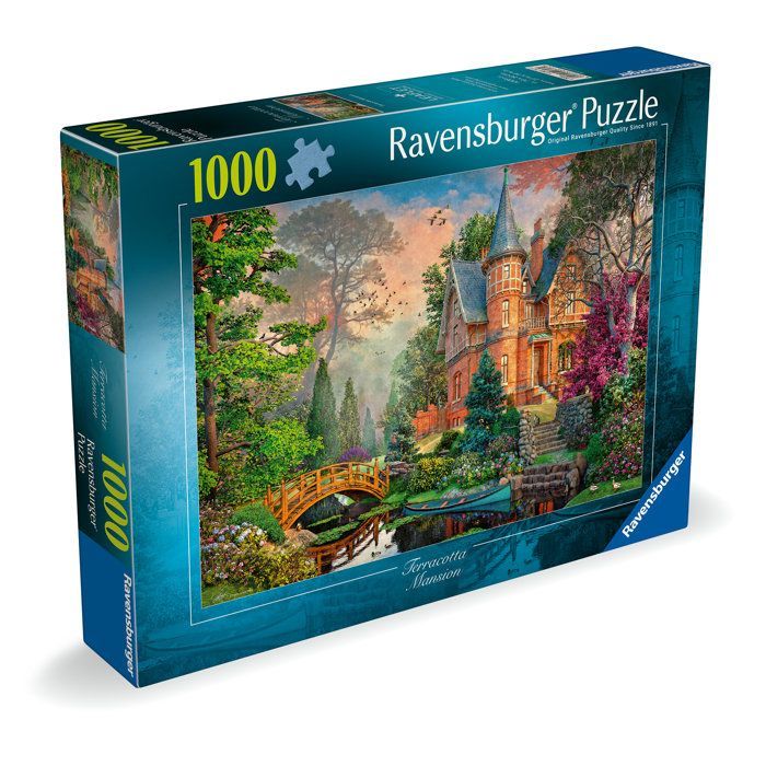 Ravensburger - Puzzel voor volwassenen - Puzzel van 1000 stukjes - Terracotta Manor - Vanaf 14 jaar - Puzzel van topkwaliteit - 12001717