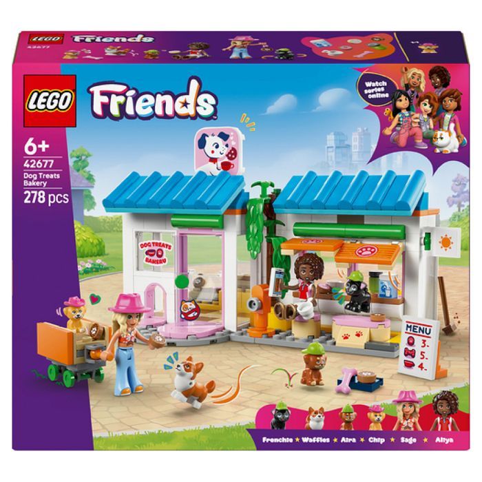 LEGO Friends 42677 La Boutique de Friandises pour Chiens - Jeu de Construction dès 6 ans