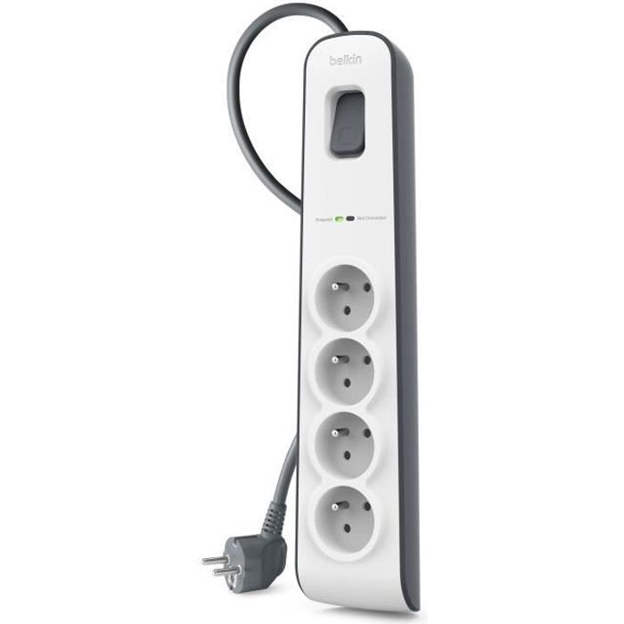 Belkin BSV400ca2M 4-fach Überspannungsschutz-Steckdosenleiste