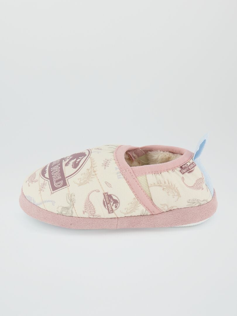 Pantuflas suaves de Jurassic World - BLANCAS