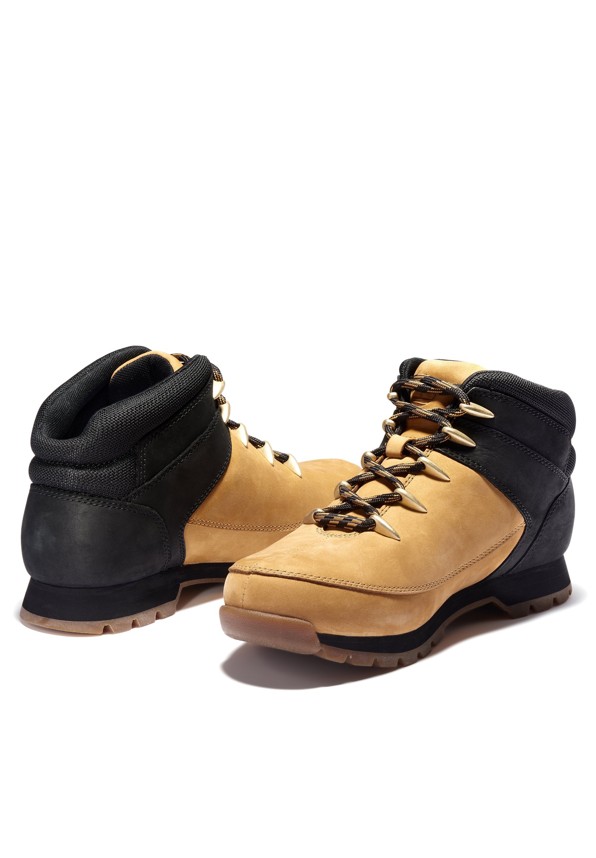 Timberland EURO SPRINT HIKER - Enkellaarsjes met vetersluiting - tarwekleurig nubuck met zwart