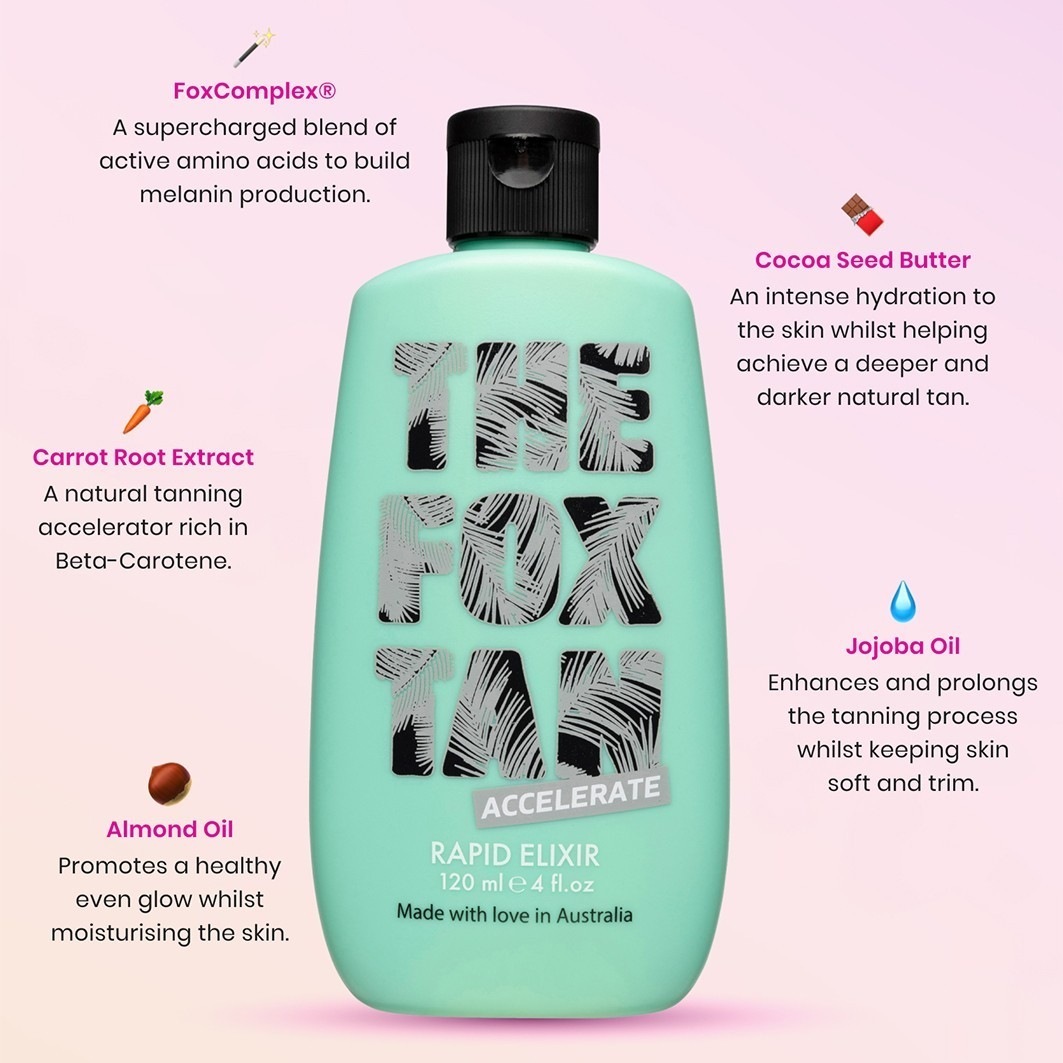 Eliksir za hitro porjavitev THE FOX TAN - 120 ml