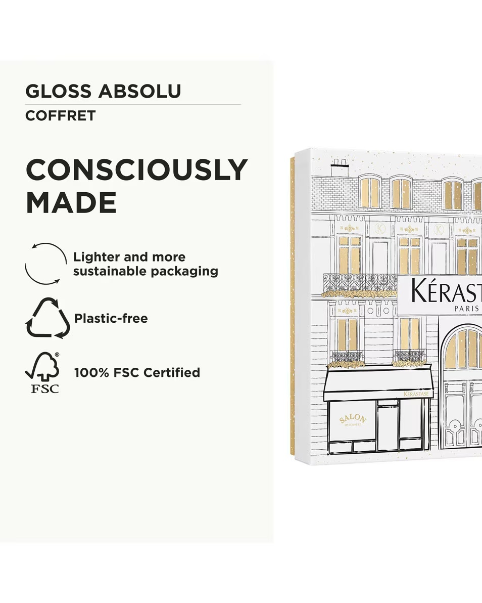 Set KÉRASTASE Gloss Absolu pentru păr lung, predispus la încrețire