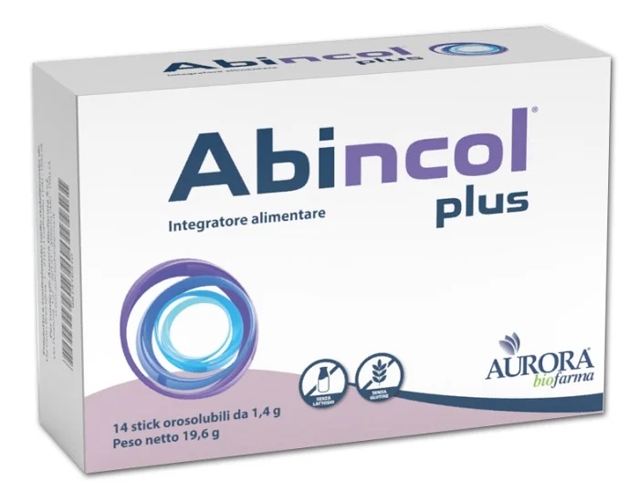 AURORA Abincol Plus 14 sticks de dissolução oral