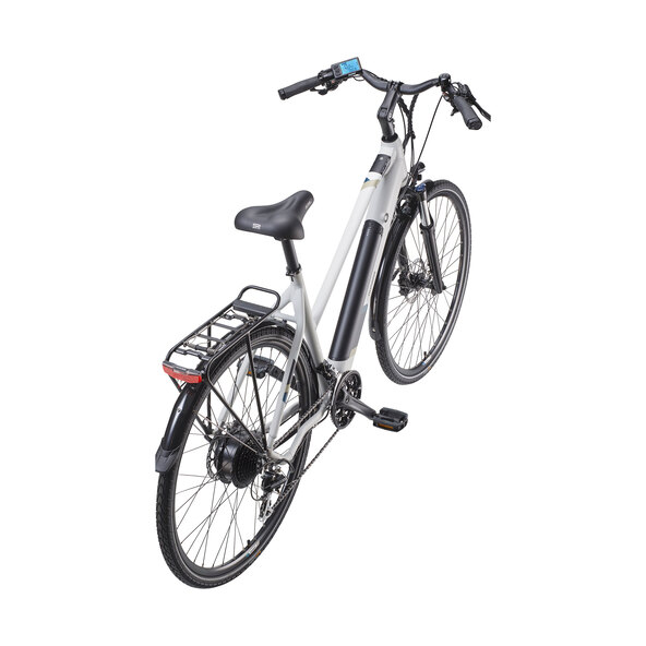 Bicicleta elétrica de trekking Expedition XC940, cor giz
