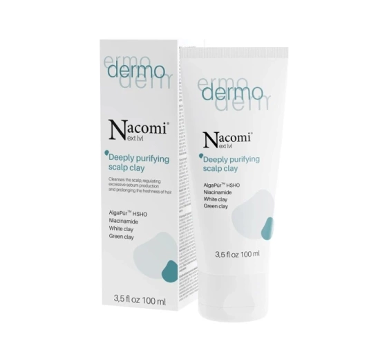 Nacomi Next Level Dermo glinka peelingująca do skóry głowy 100 ml
