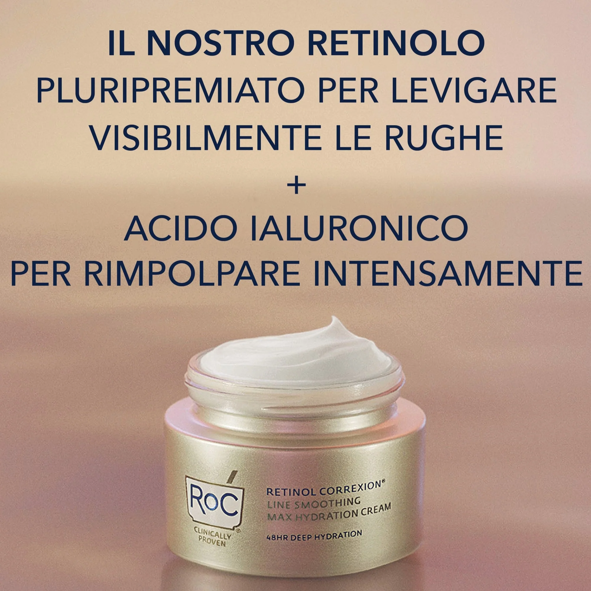 Retinol Correxion Line Smoothing Crema Viso Massima Idratazione - Tratt.viso 24 ore antirughe