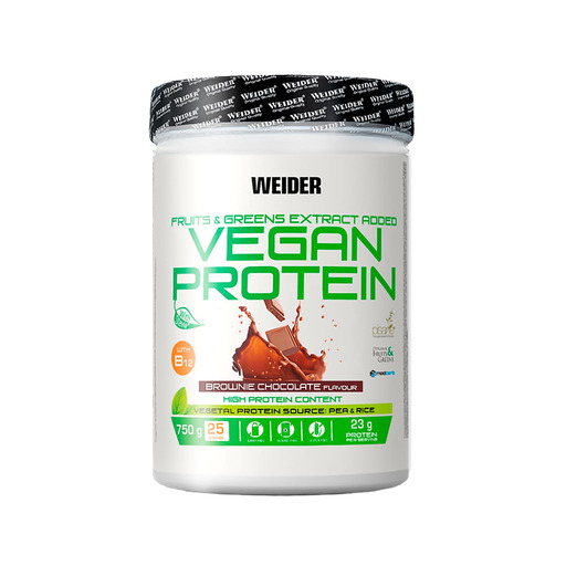 Chocolate Proteico Vegano Weider 750gr