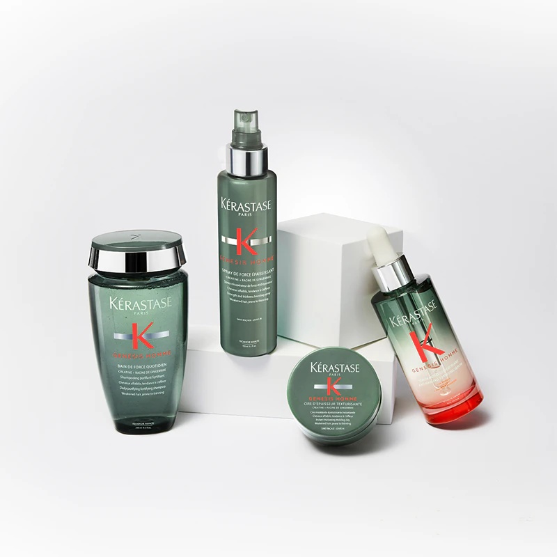 Kérastase Genesis Homme Bain de Force Quotiden čistilni in negovalni šampon za šibke lase, nagnjene k izpadanju