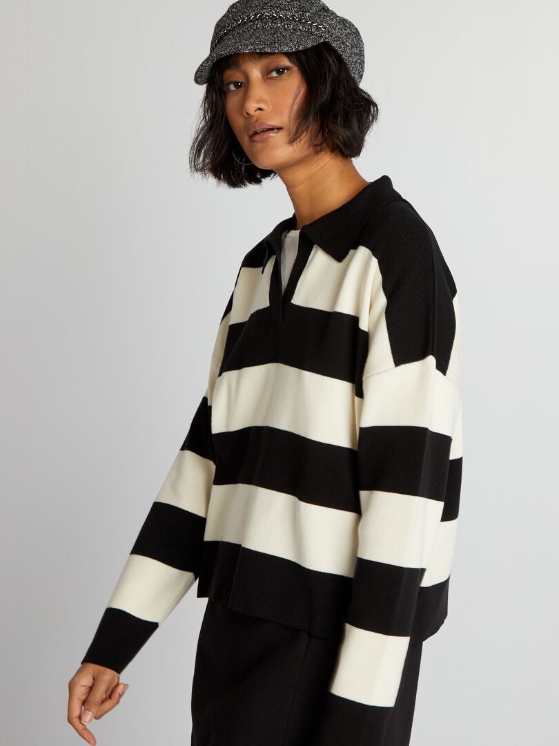 Jersey de punto - NEGRO